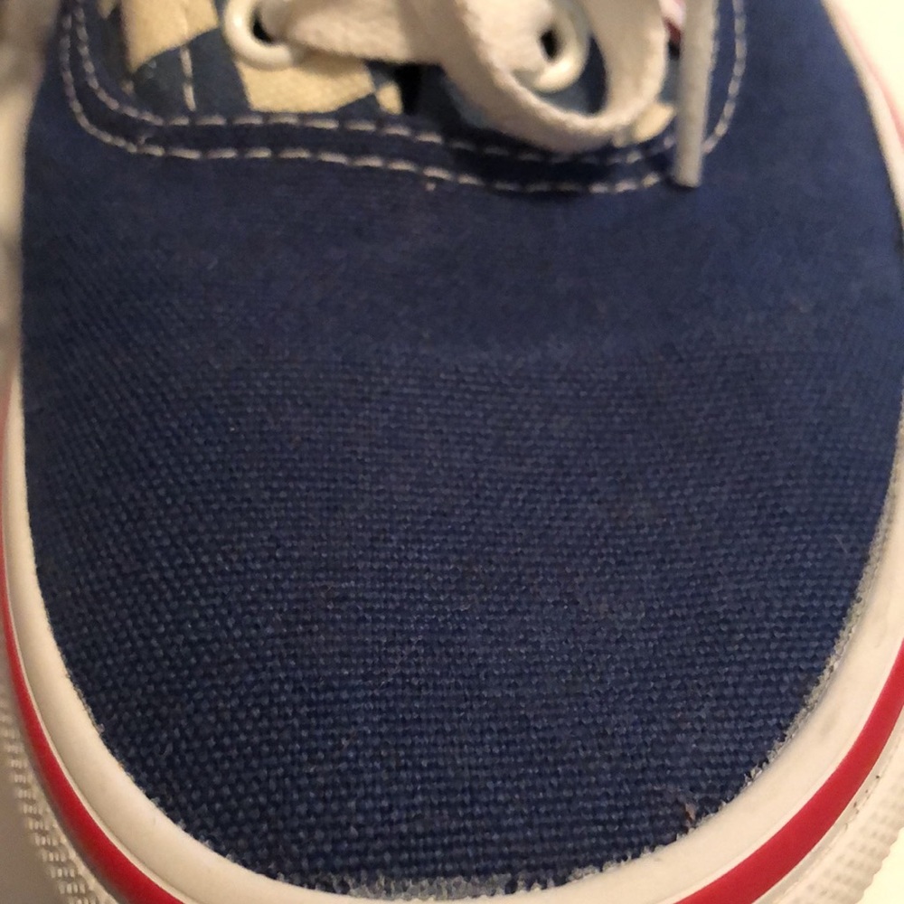 Vans Off The Wall NWOT Blue/White Checker Sneakers - Picture 3 of 9